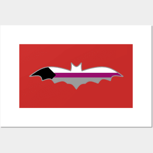 Demisexual Pride Flag: Halloween Bat Posters and Art